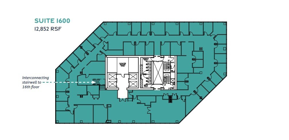 36 S Charles St, Baltimore, MD à louer Plan d’étage- Image 1 de 1