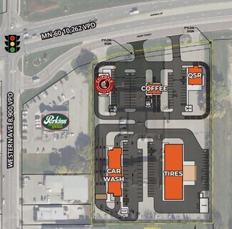 Plus de détails pour 2119 Minnesota 60, Faribault, MN - Commerce de détail à louer