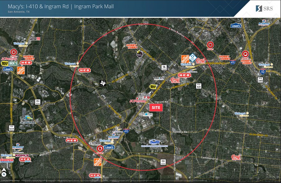 6301 NW Loop 410, San Antonio, TX à vendre - Aérien - Image 3 de 8