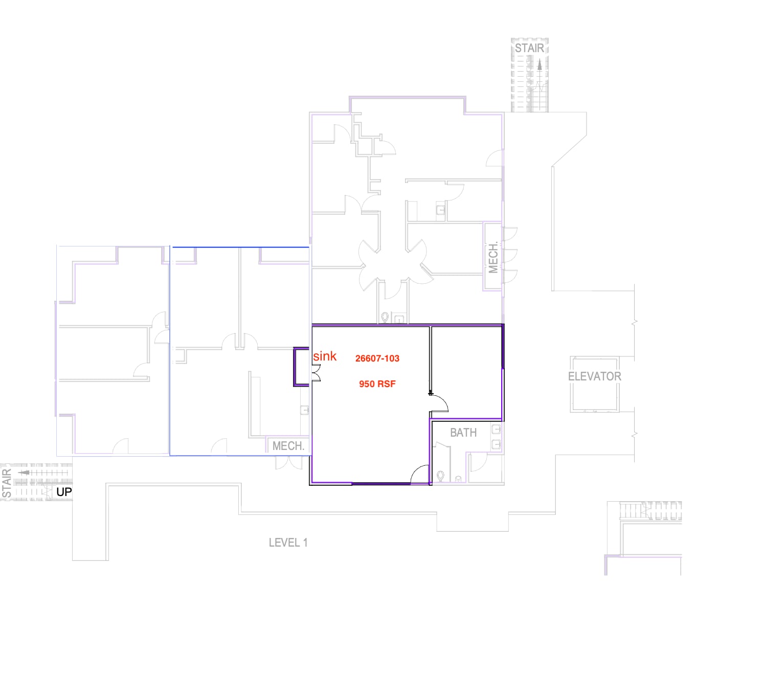 26607-26625 Carmel Center Pl, Carmel, CA for lease Floor Plan- Image 1 of 5