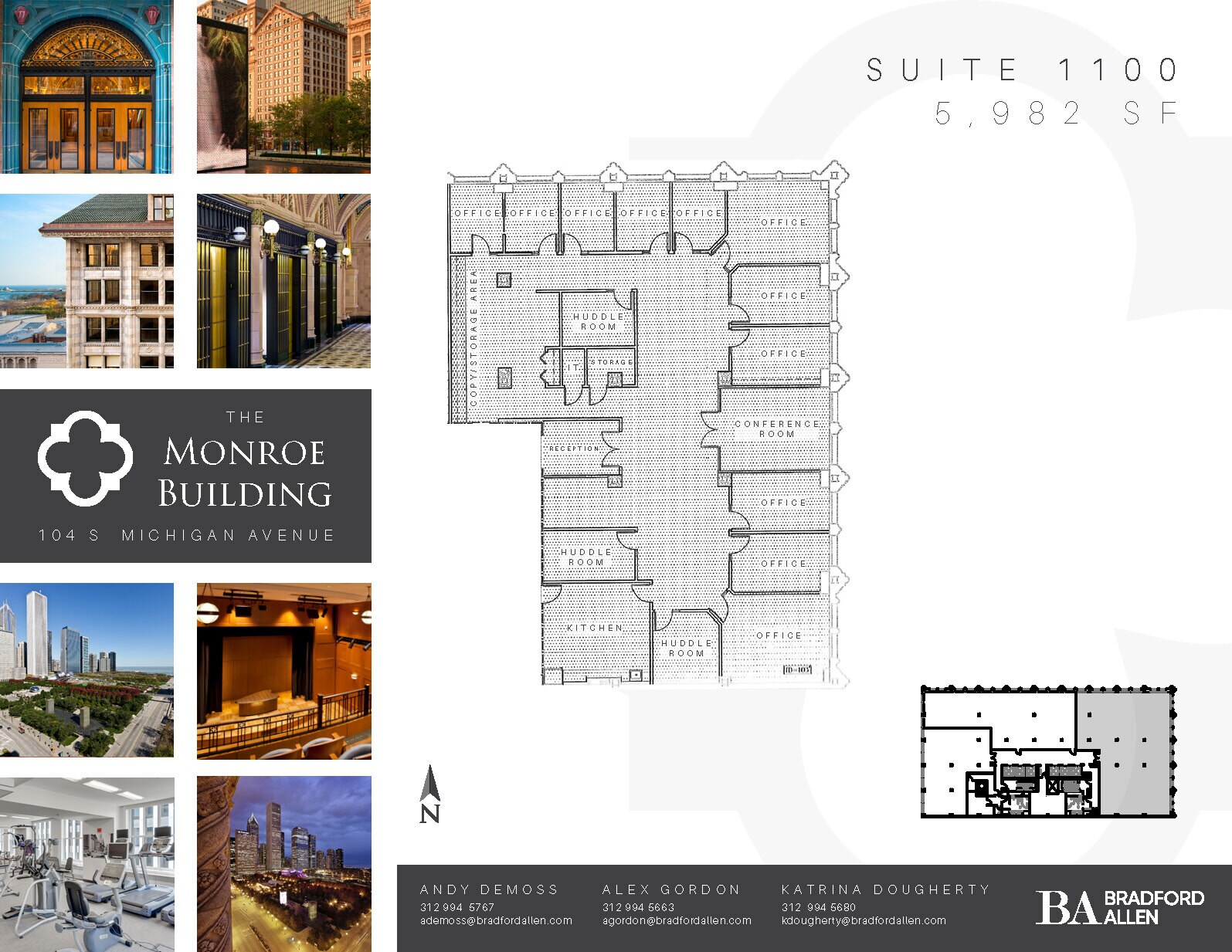 104 S Michigan Ave, Chicago, IL à louer Plan d’étage- Image 1 de 5