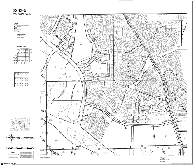 15399 Canyon Rim Cir, Englewood, CO for sale - Plat Map - Image 2 of 2