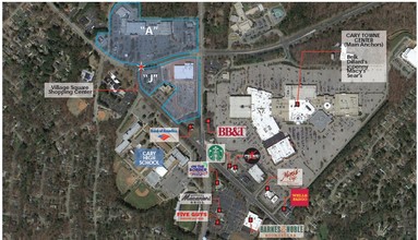 657 Cary Towne Blvd, Cary, NC - AERIAL  map view