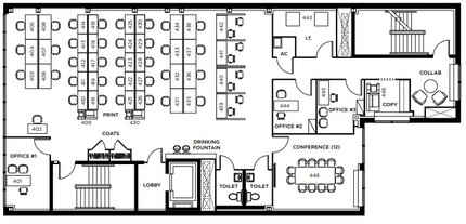 286 Lenox Ave, New York, NY à louer Plan d’étage- Image 1 de 1