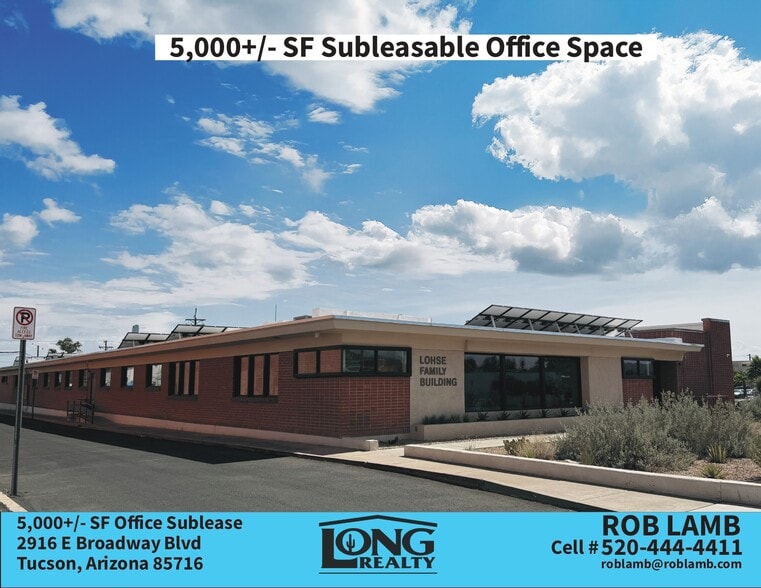2916 E Broadway Blvd, Tucson, AZ for lease - Building Photo - Image 1 of 17