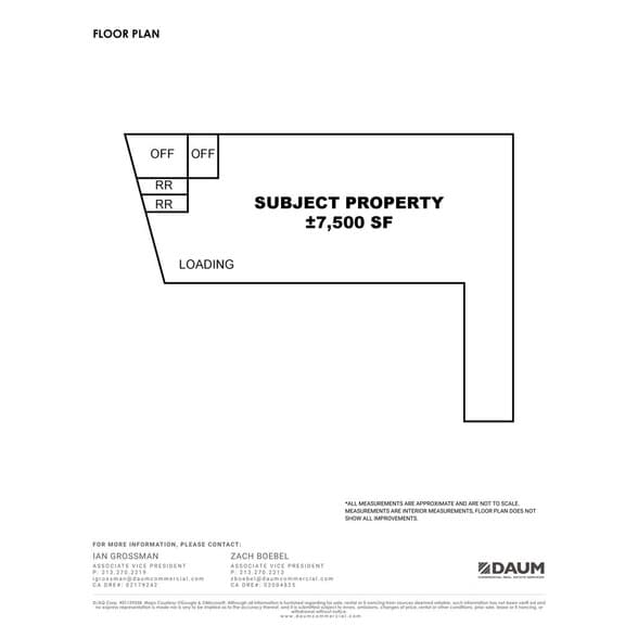 4007 Medford St, Los Angeles, CA for lease - Floor Plan - Image 3 of 5