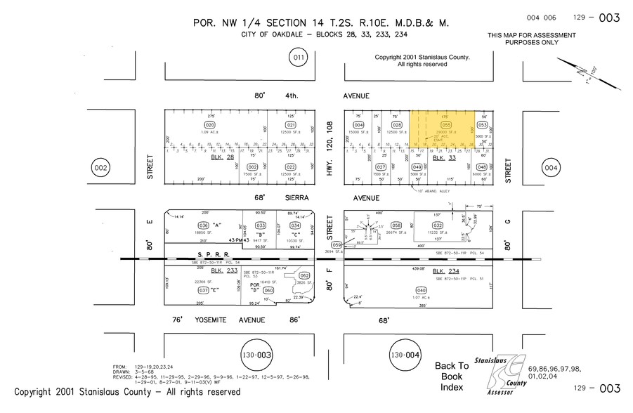 151 S Sierra Ave, Oakdale, CA à vendre - Plan cadastral - Image 1 de 43