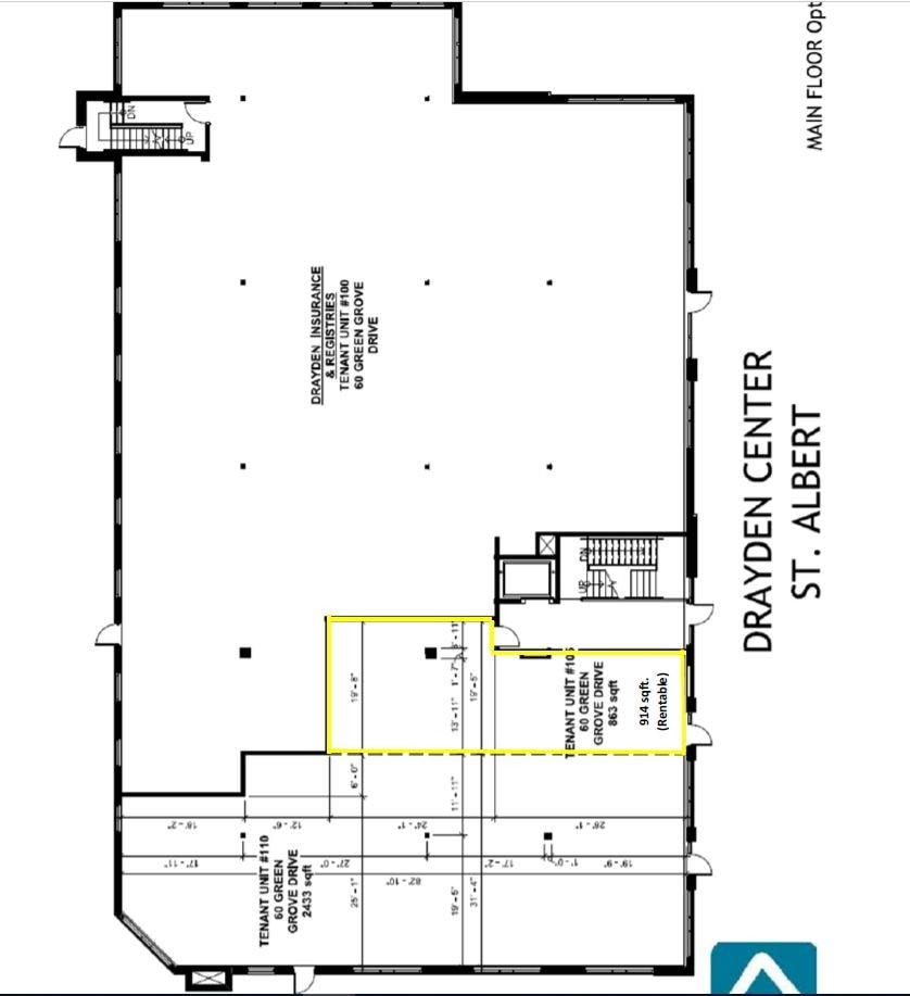 60 Green Grove Dr, St. Albert, AB for lease Floor Plan- Image 1 of 1