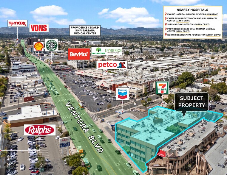 17835 Ventura Blvd, Encino, CA à louer - Photo du bâtiment - Image 2 de 13