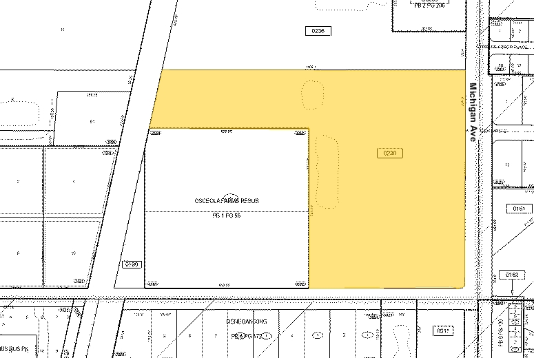 2510 Michigan Ave, Kissimmee, FL à vendre Plan cadastral- Image 1 de 1