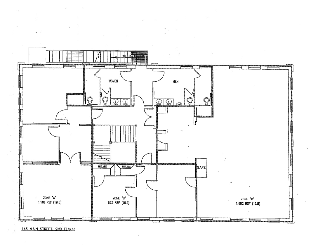 9 Mill St, Maynard, MA for lease Floor Plan- Image 1 of 1