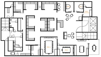 300 Hamilton Ave, Palo Alto, CA à louer Plan d’étage- Image 1 de 1