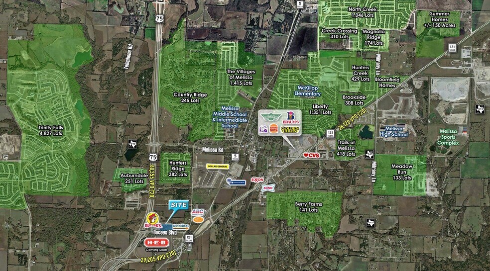 US Hwy 75 & Bucees Blvd, Melissa, TX for sale - Building Photo - Image 2 of 3