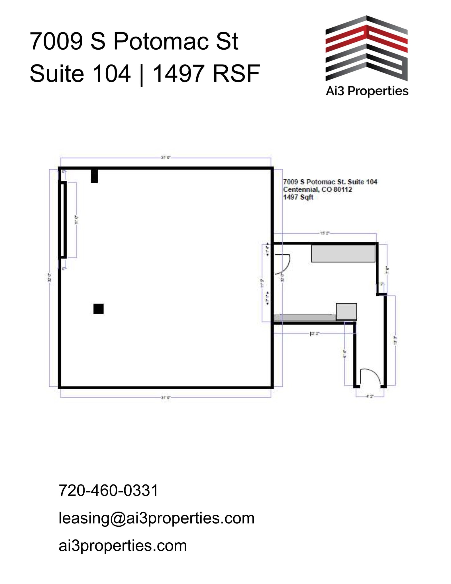 7009 S Potomac St, Centennial, CO for lease Site Plan- Image 1 of 6
