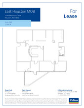 1140 Westmont Dr, Houston, TX à louer Plan d  tage- Image 1 de 1