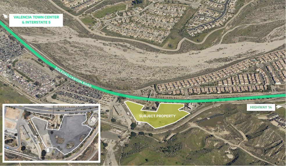 22116 Soledad Canyon Rd, Santa Clarita, CA for lease - Aerial - Image 1 of 1