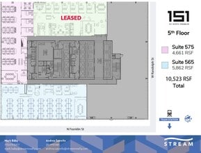 151 N Franklin St, Chicago, IL à louer Plan d’étage- Image 1 de 1