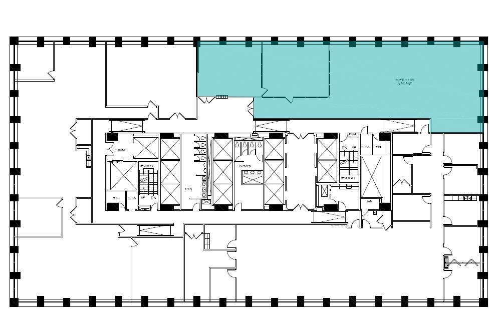 110 W 7th St S, Tulsa, OK for lease Floor Plan- Image 1 of 3