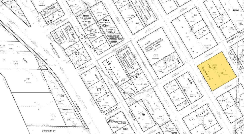 1201 3rd Ave, Seattle, WA à louer - Plan cadastral - Image 2 de 51