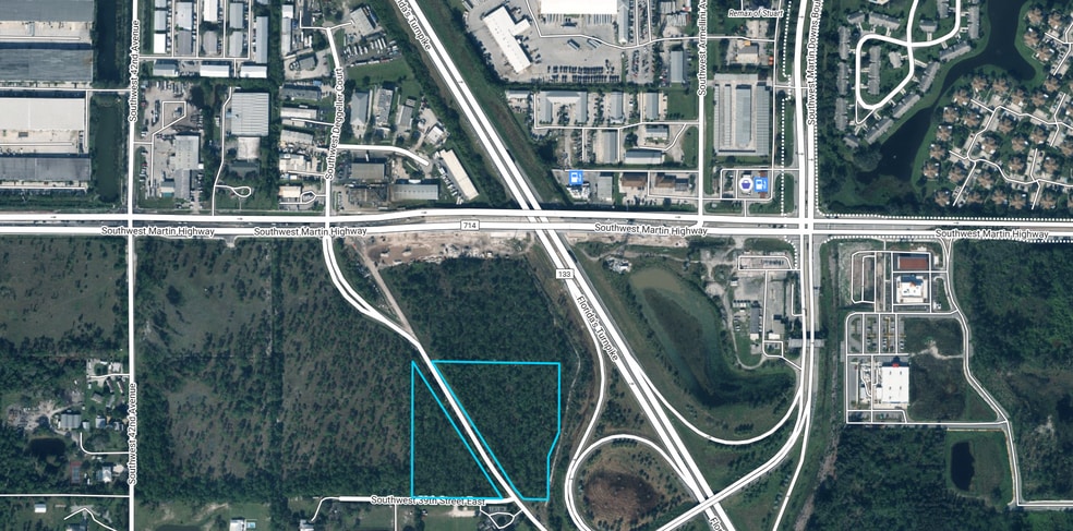SW Leighton Farm Ave, Palm City, FL for sale - Aerial - Image 2 of 5