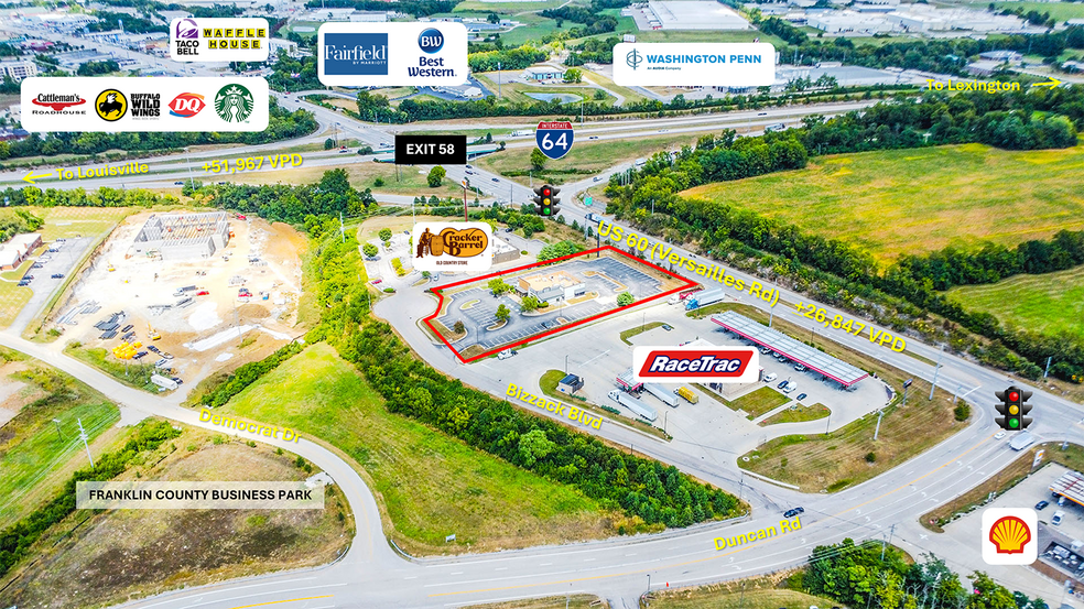 141 Bizzack Blvd, Frankfort, KY à vendre - Aérien - Image 3 de 10