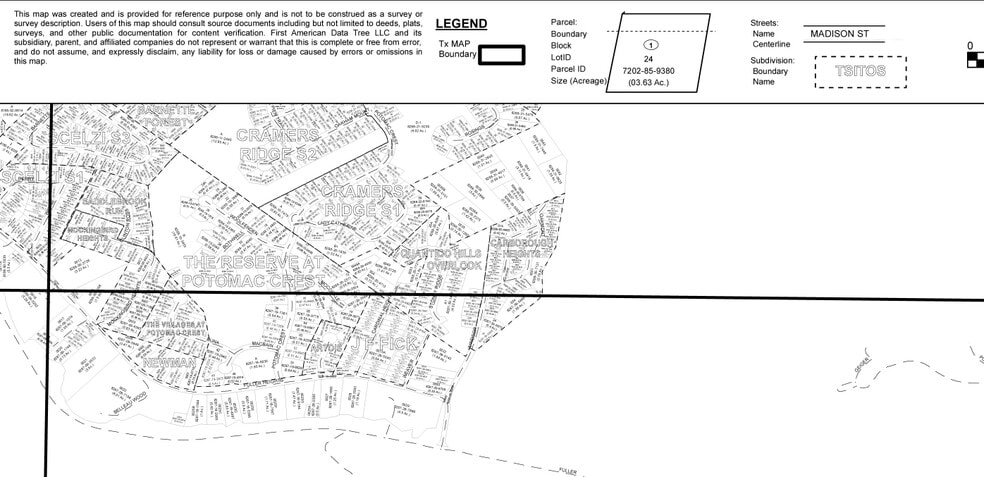 521 Broadway St, Quantico, VA for lease - Plat Map - Image 2 of 2