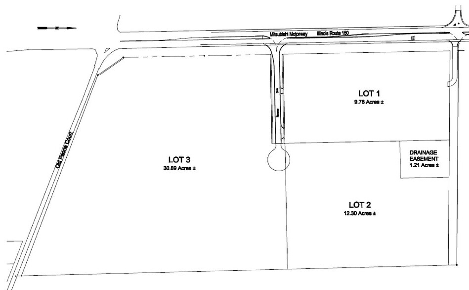 2500 Revenue Dr, Bloomington, IL à vendre - Plan cadastral - Image 3 de 3