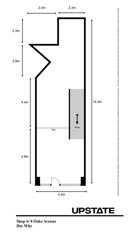 6-8 Oaks Ave, Dee Why, NSW 2099 - Unit Shop 6 -  - Floor Plan - Image 1 of 3