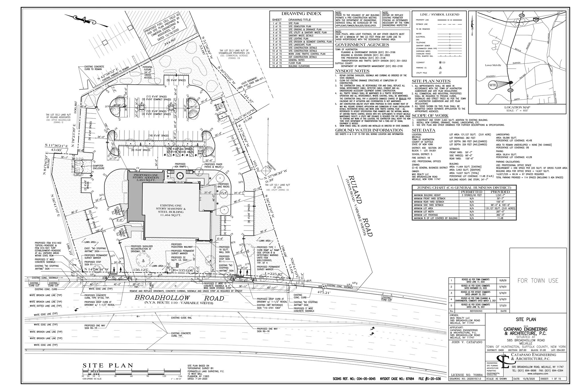 585 Broadhollow Rd, Melville, NY à louer Plan de site- Image 1 de 42