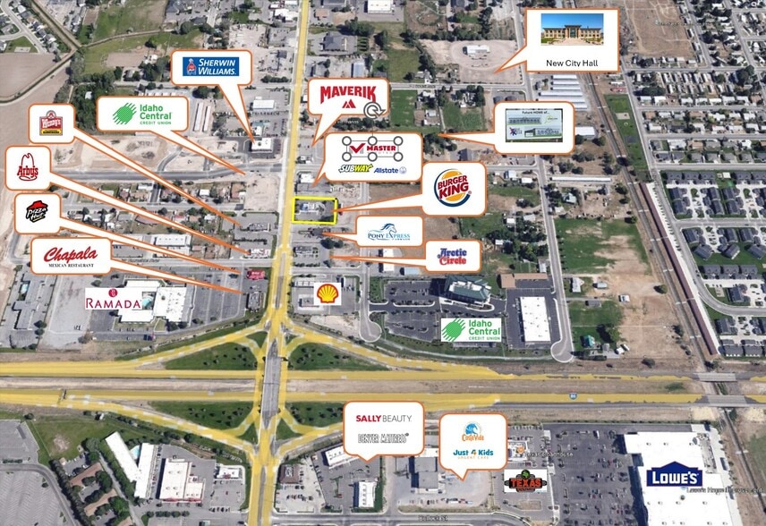 4508 Yellowstone Ave, Pocatello, ID à vendre - Photo du bâtiment - Image 2 de 7