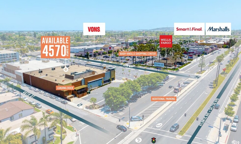 4570-4580 Atlantic Ave, Long Beach, CA for lease - Building Photo - Image 3 of 37