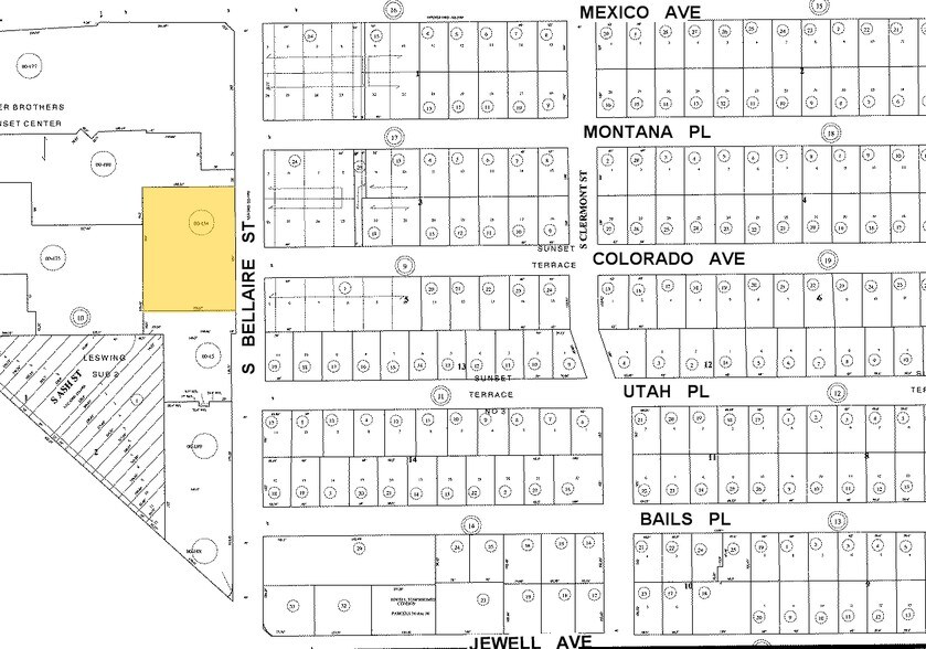 1777 S Bellaire St, Denver, CO à louer - Plan cadastral - Image 2 de 4