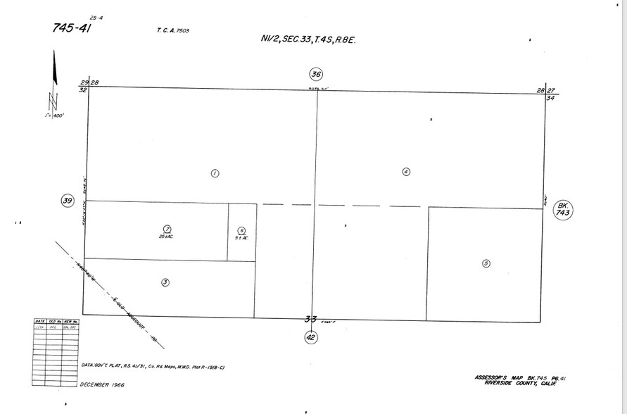0 Dillon Rd, Indio, CA à vendre - Plan cadastral - Image 2 de 2