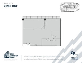 3625 Cumberland Blvd SE, Atlanta, GA à louer Plan d’étage- Image 2 de 2