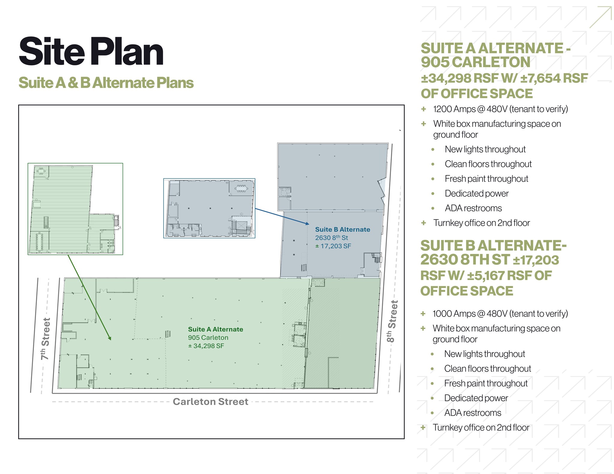 2630 8th St, Berkeley, CA à louer Plan de site- Image 1 de 2