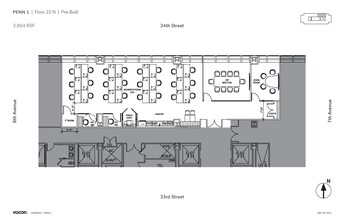 PENN 1, New York, NY à louer Plan d’étage- Image 2 de 2