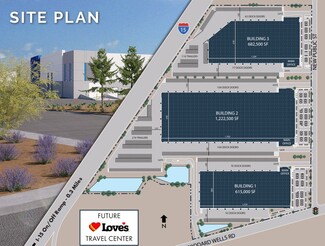 Plus de détails pour NEC Stoddard Wells Rd. & Interstate 15, Victorville, CA - Industriel à louer