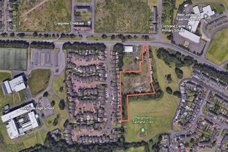 Beith Rd, Johnstone, RFW - AERIAL  map view