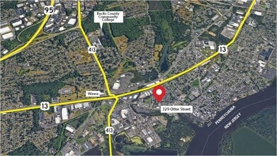 329 Otter St, Bristol, PA - Aerial  map view