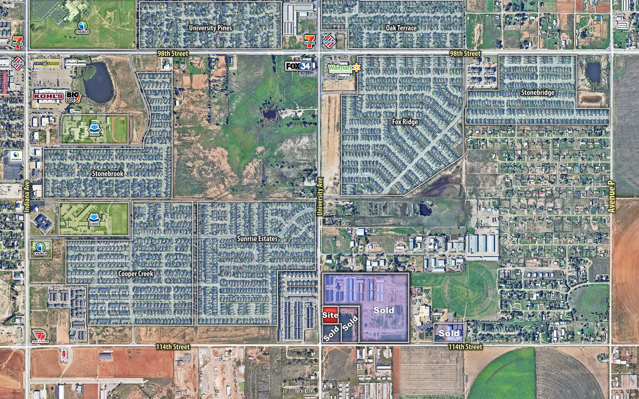 114th Street University Avenue, Lubbock, TX for sale Building Photo- Image 1 of 4