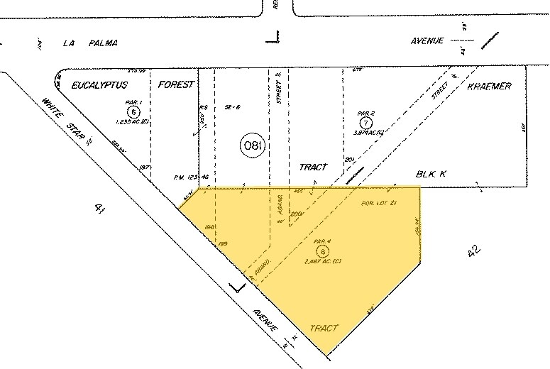 2929-2931 E White Star Ave, Anaheim, CA à vendre - Plan cadastral - Image 1 de 9