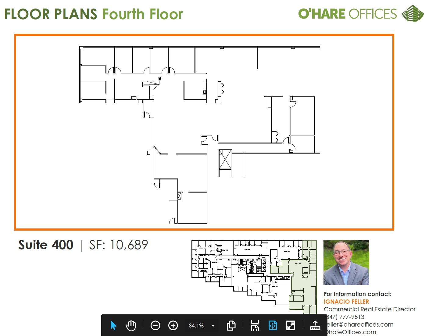 1011 E Touhy Ave, Des Plaines, IL à louer Plan d’étage- Image 1 de 1