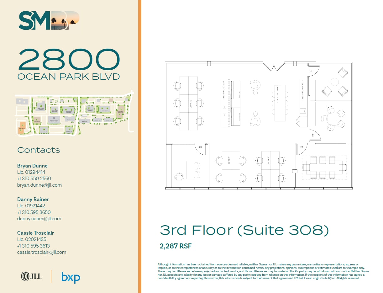 2800 28th St, Santa Monica, CA for lease Floor Plan- Image 1 of 1