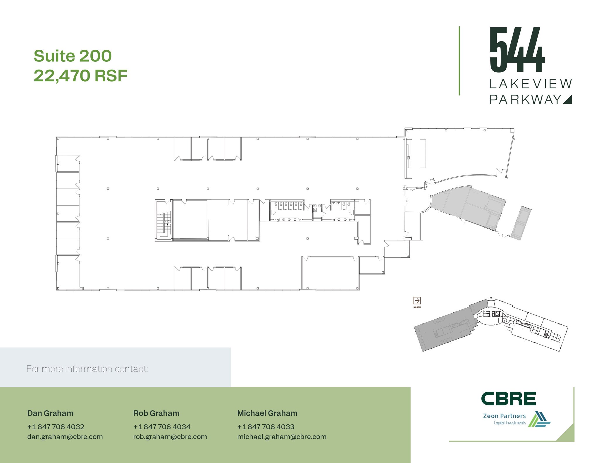 544 Lakeview Pky, Vernon Hills, IL for lease Floor Plan- Image 1 of 2