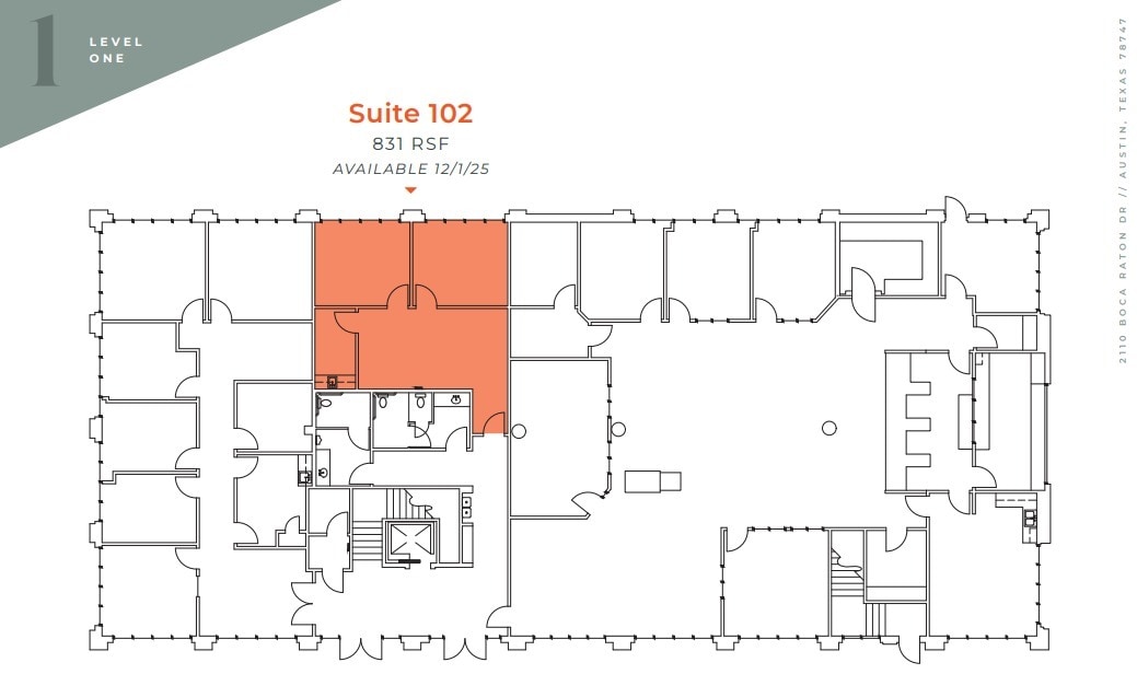 2110 Boca Raton Dr, Austin, TX for lease Floor Plan- Image 1 of 1