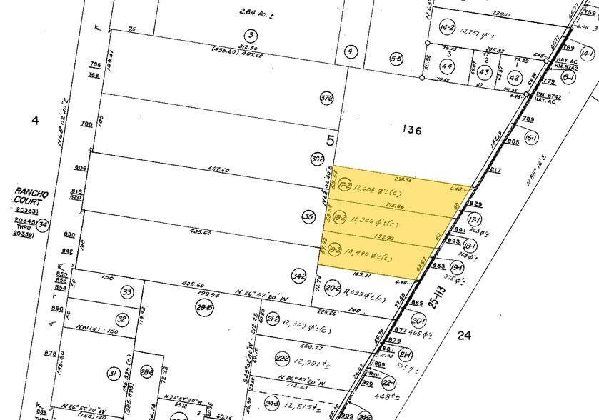 835 W A St, Hayward, CA for sale - Plat Map - Image 2 of 6