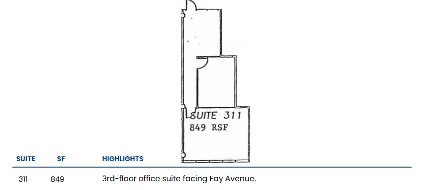 875 Prospect St, La Jolla, CA for lease Floor Plan- Image 1 of 1