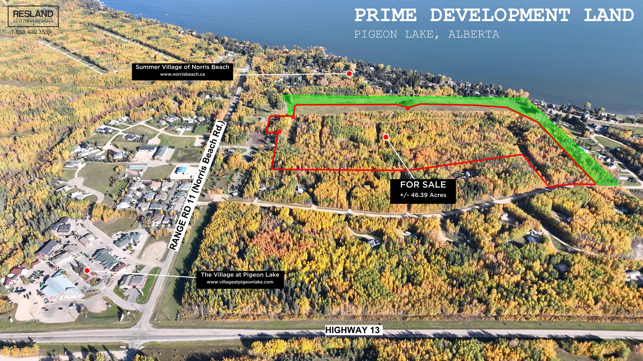 Pigeon Lk, Wetaskiwin County No 10, AB à vendre Photo du bâtiment- Image 1 de 4