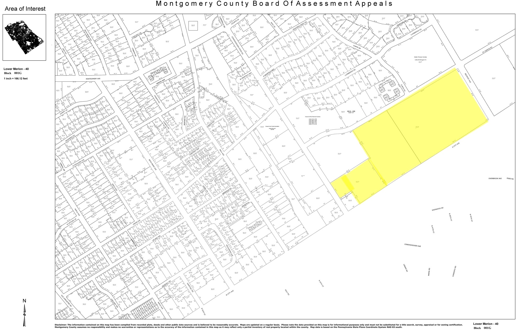 31-121 E City Ave, Bala Cynwyd, PA for lease Plat Map- Image 1 of 4