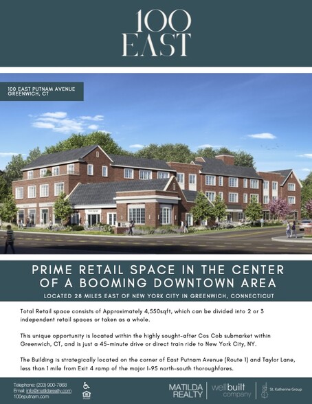 100 E Putnam Ave, Cos Cob, CT for lease - Building Photo - Image 1 of 8